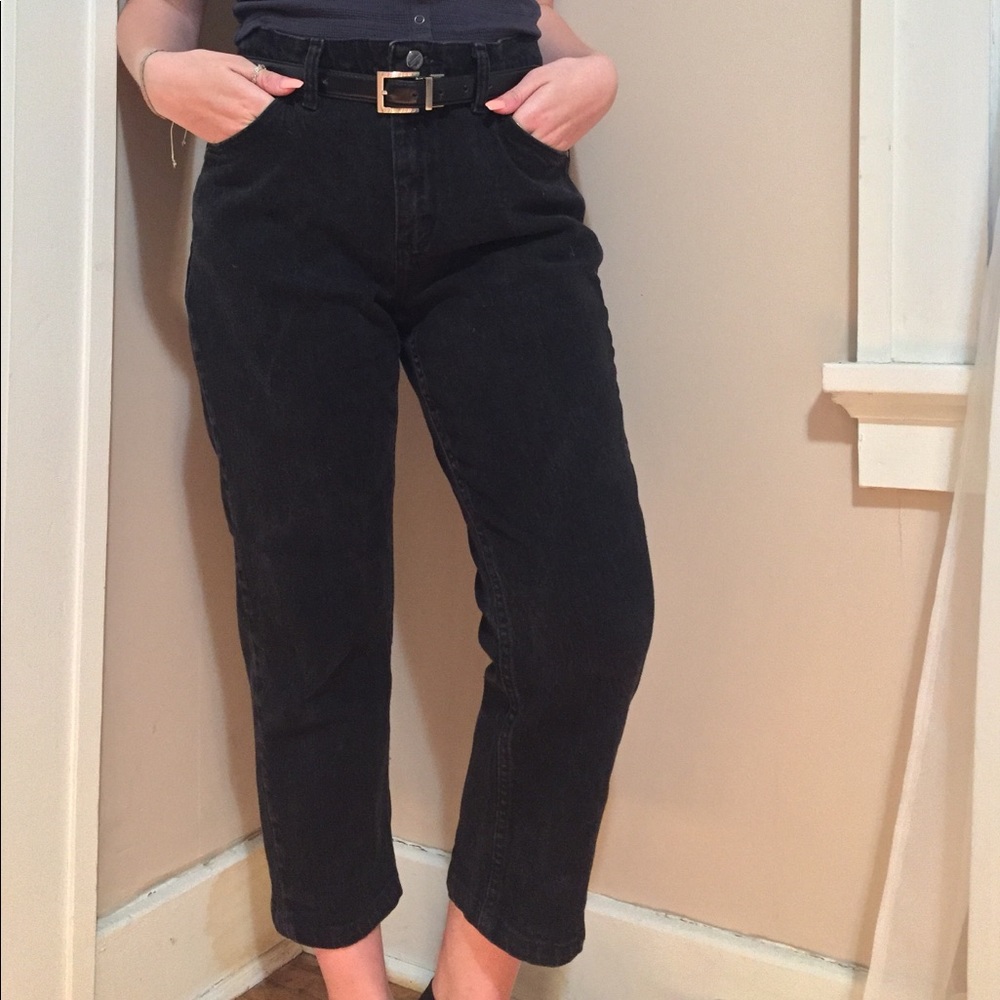 Black mom jeans